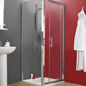 chrome-shower-door